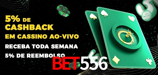 Promoções do cassino ao Vivo BET556